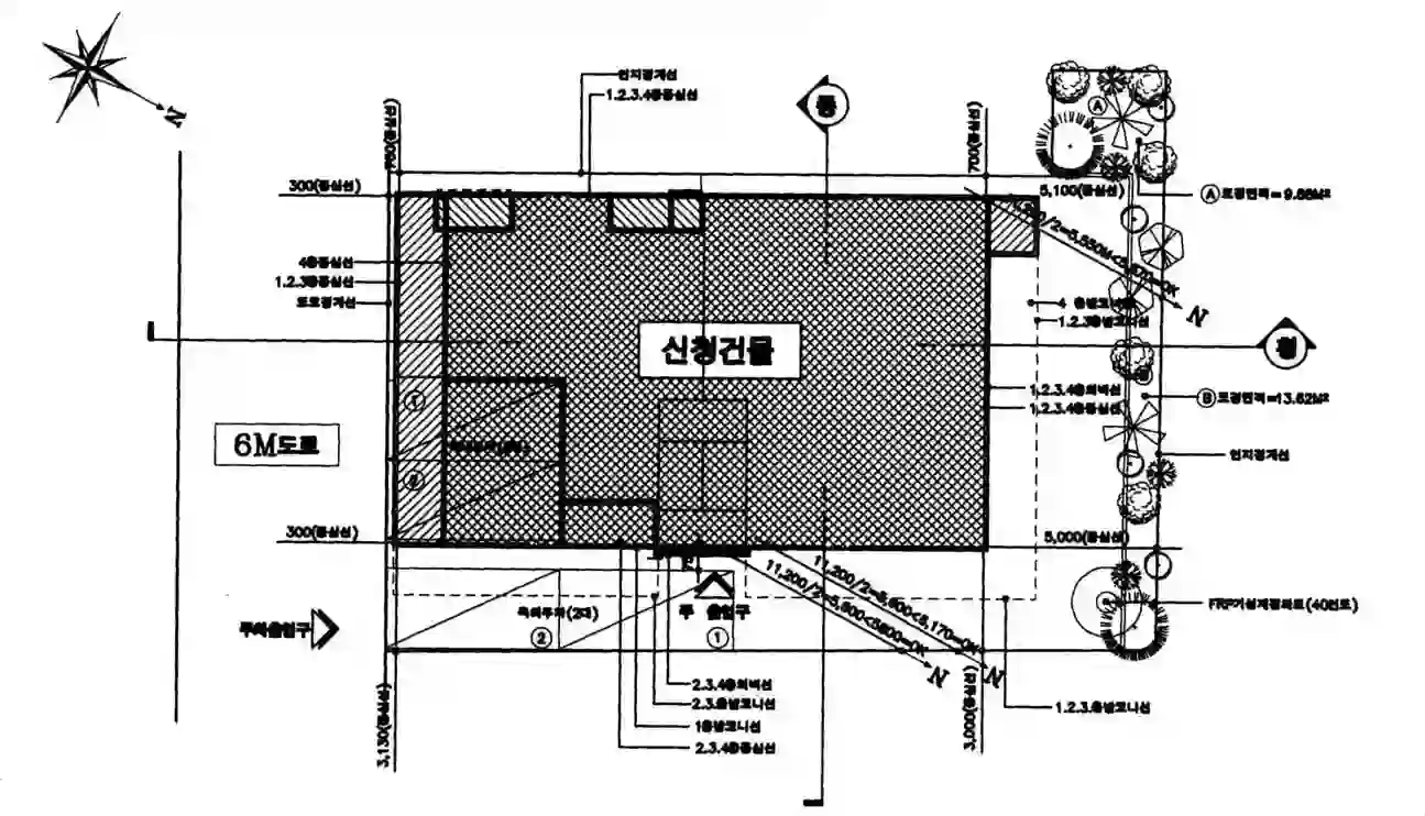 삼성파크빌라 배치도 이미지